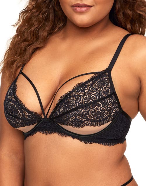 Adore Me Jenni Unlined Plunge Bra in Black at Nordstrom, Size 44G