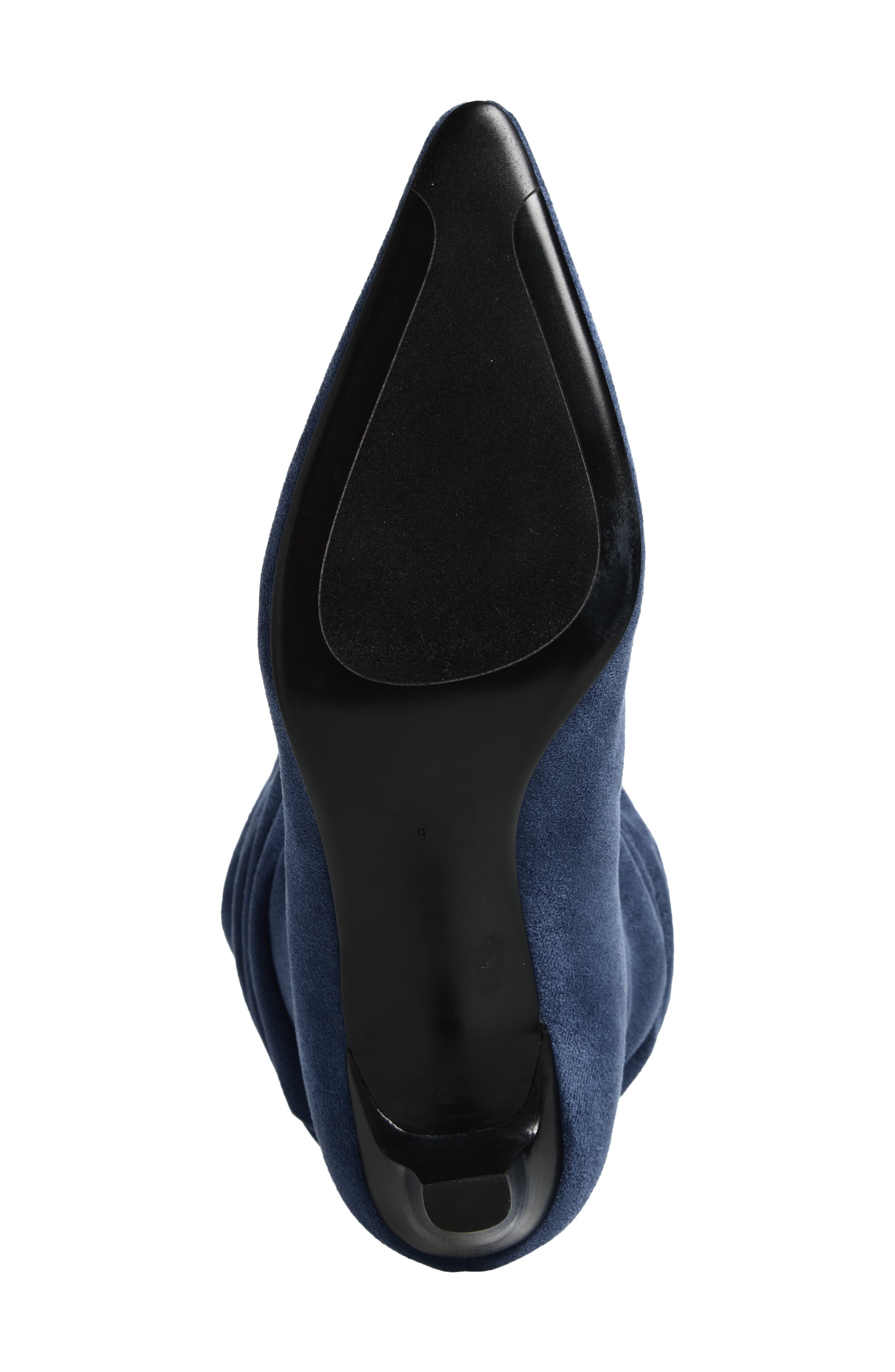 Trixxie Bootie, Alternate, color, BLUE SUEDE