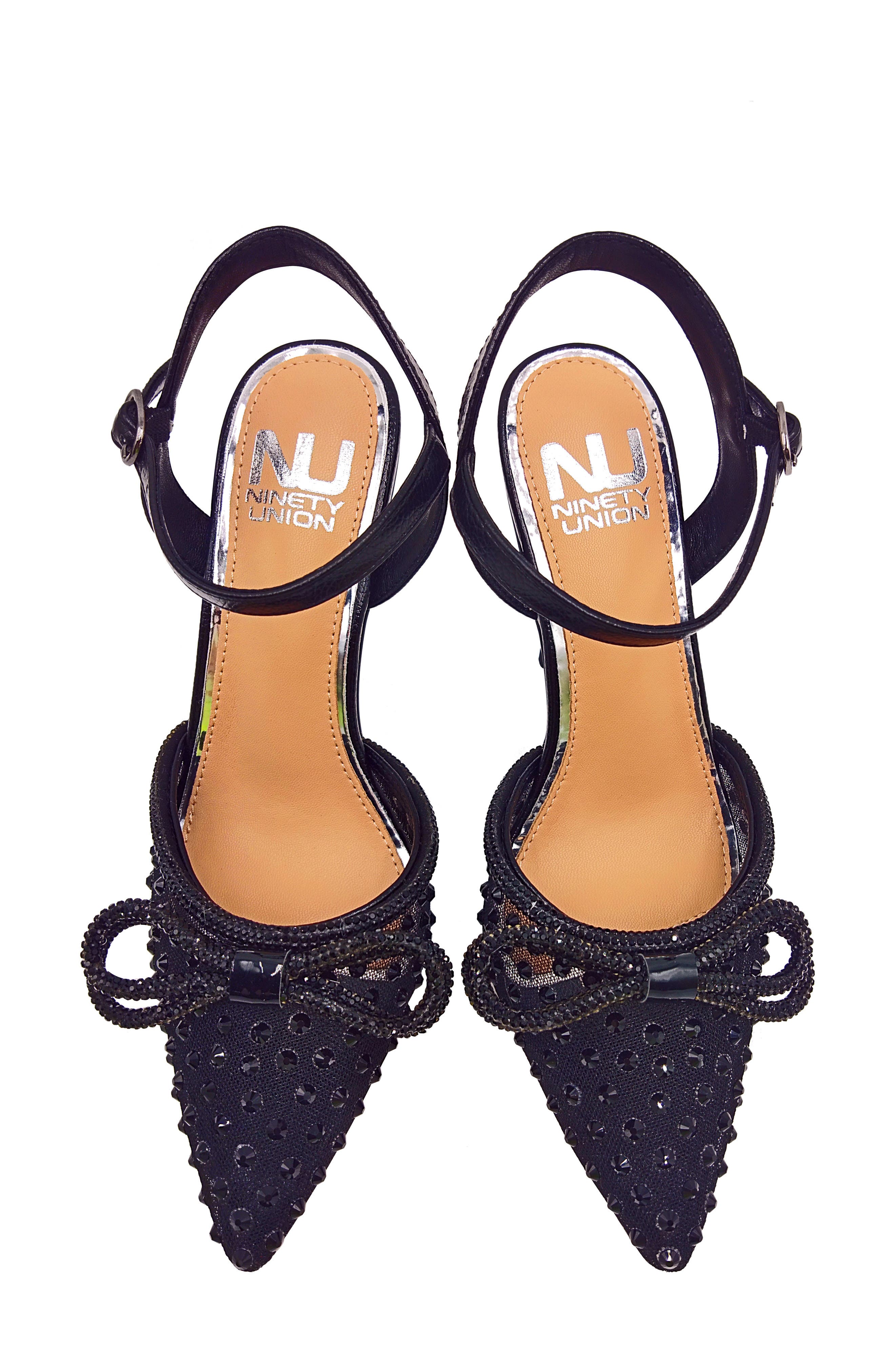 NINETY UNION Gloria Embellished Pump, Alternate, color, Black