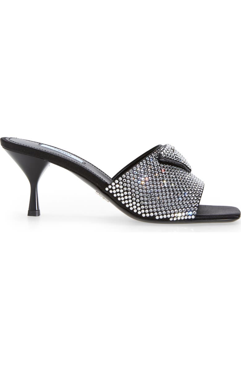 Prada Crystal Sandal, Alternate, color,