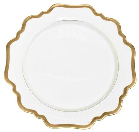 Anitque White Gold Bread & Butter Plate
