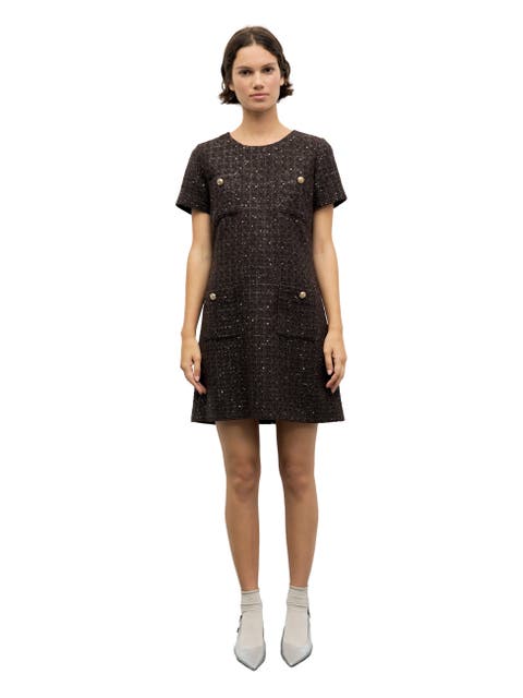 Coni Short Sleeve Shift Mini Dress