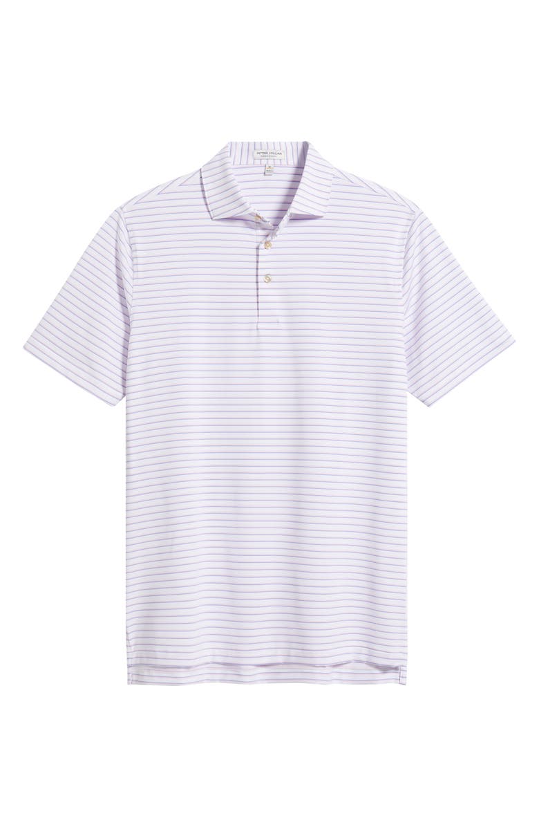 Peter Millar Dunnes Stripe Performance Jersey Polo, Alternate, color,