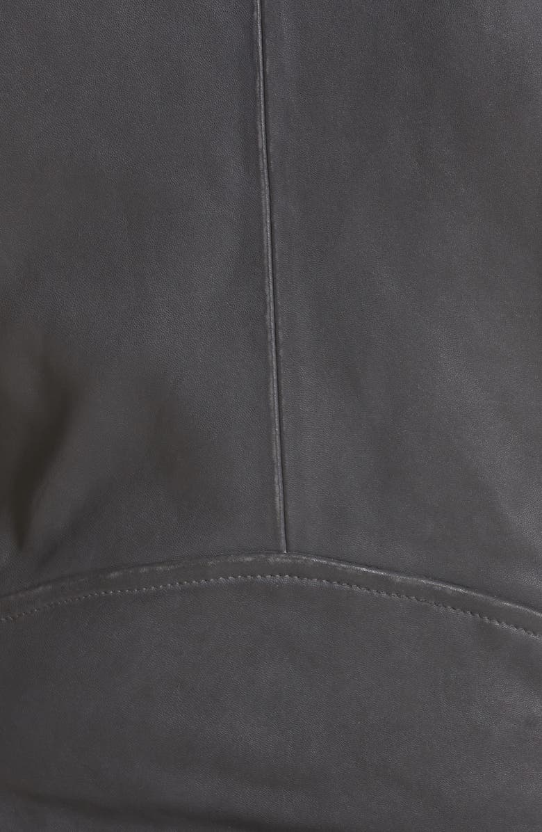 IRO 'Ashville' Lambskin Leather Moto Jacket, Alternate, color,