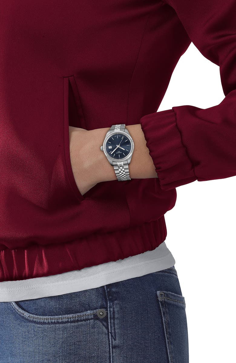 Tissot Ballade Bracelet Watch, 34mm, Alternate, color, Blue