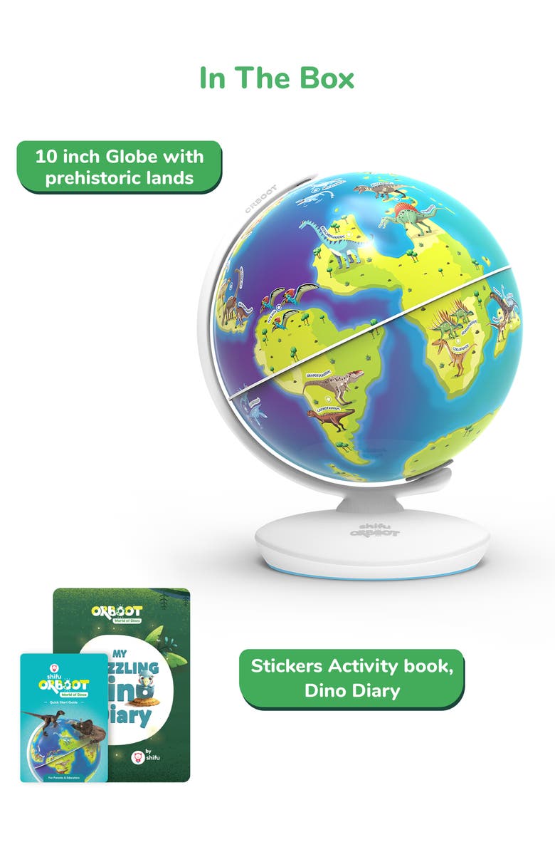 Shifu Orboot World of Dinosaurs Educational AR Globe, Main, color, Multi