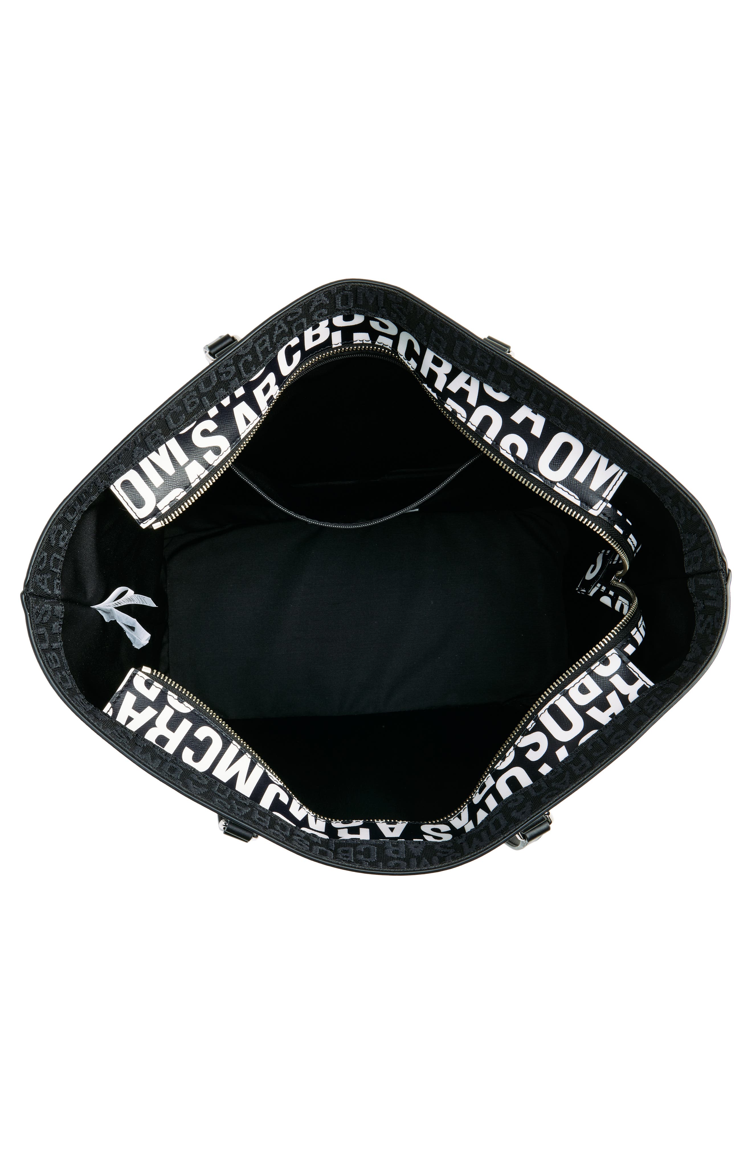 Marc Jacobs Jumbled Logo Tote Bag, Alternate, color, 