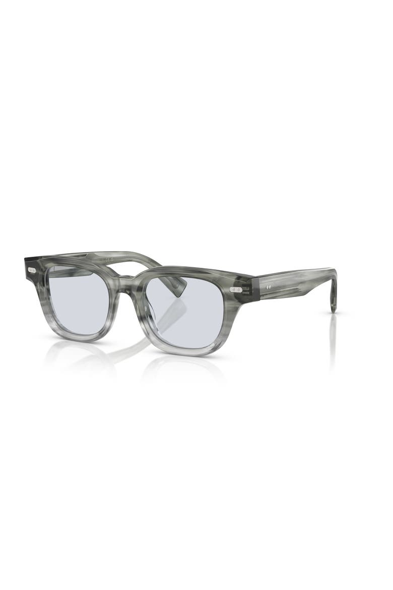 48mm Rectangle optical glasses, Main, color, Grey