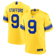 Nike Men's Nike Matthew Stafford Los Angeles Rams Classic Sol Game Jersey