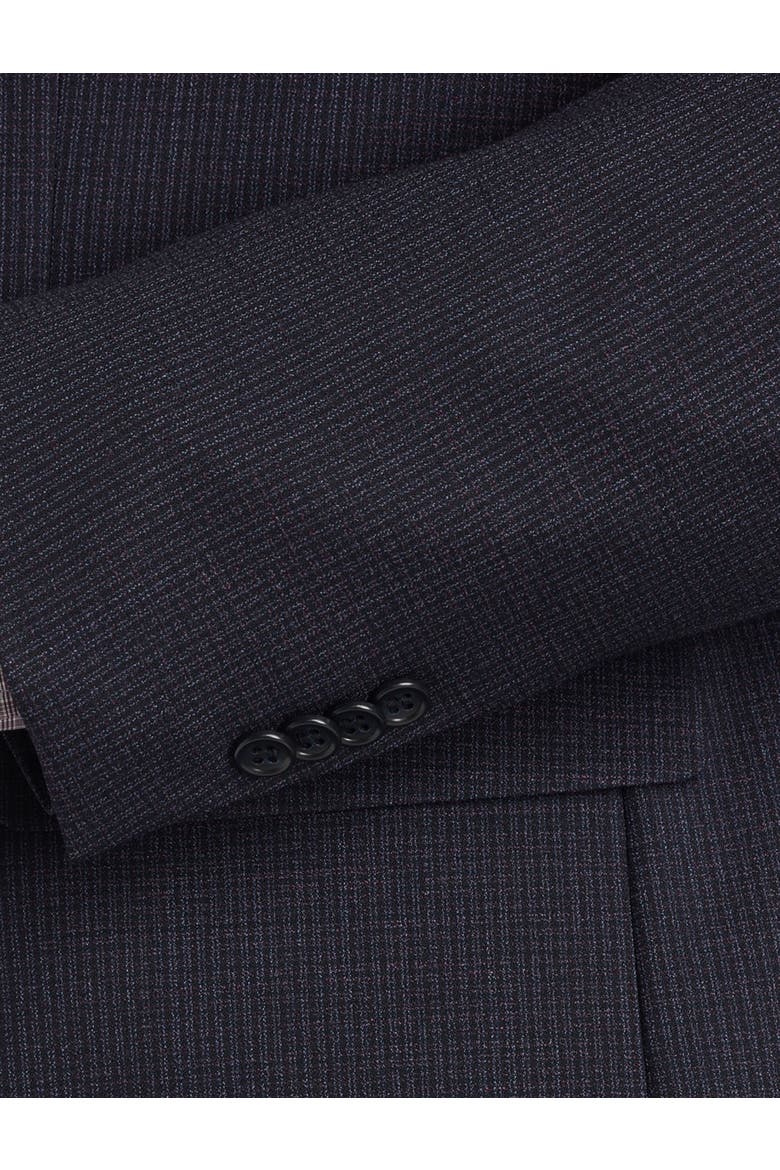 Big & Tall Graph Check Suit Jacket, Alternate, color, PURPLE
