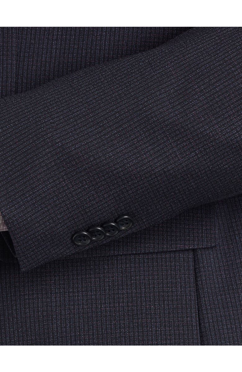 JV Reflex Big & Tall Graph Check Suit Jacket, Alternate, color, Purple