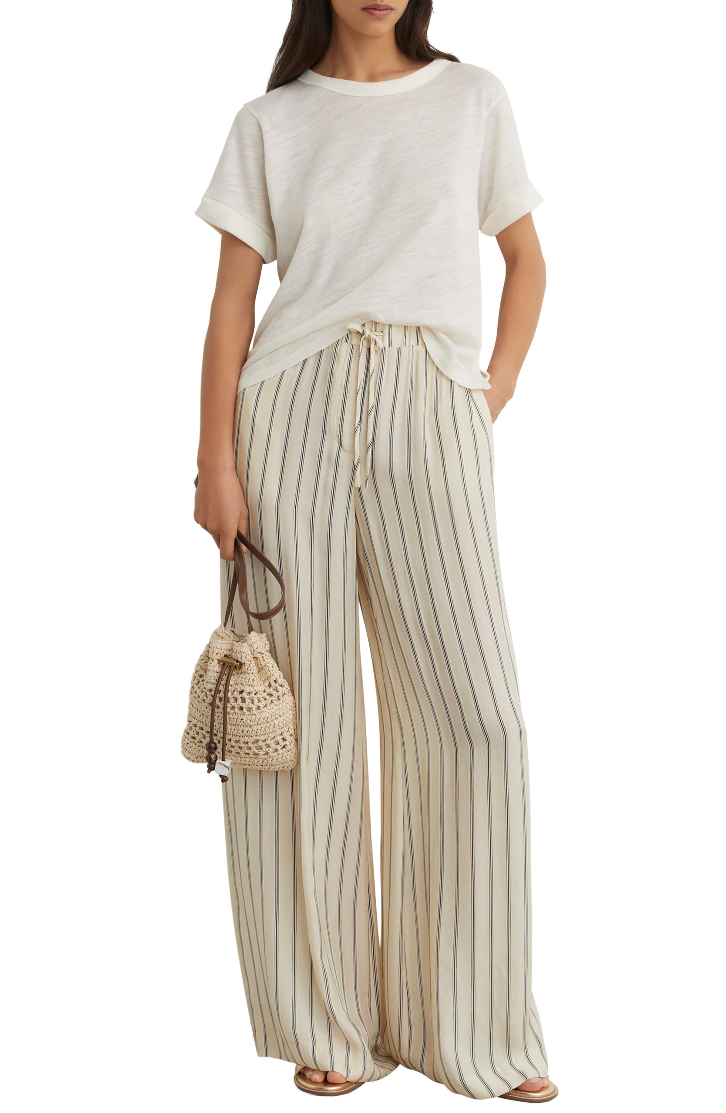 Esme Raffia Effect Mini Crossbody Bag, Alternate, color, NATURAL