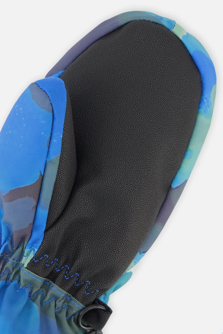 Camouflage Play Grip Rubberized Waterproof Winter Mittens, Alternate, color, Blue Camouflage