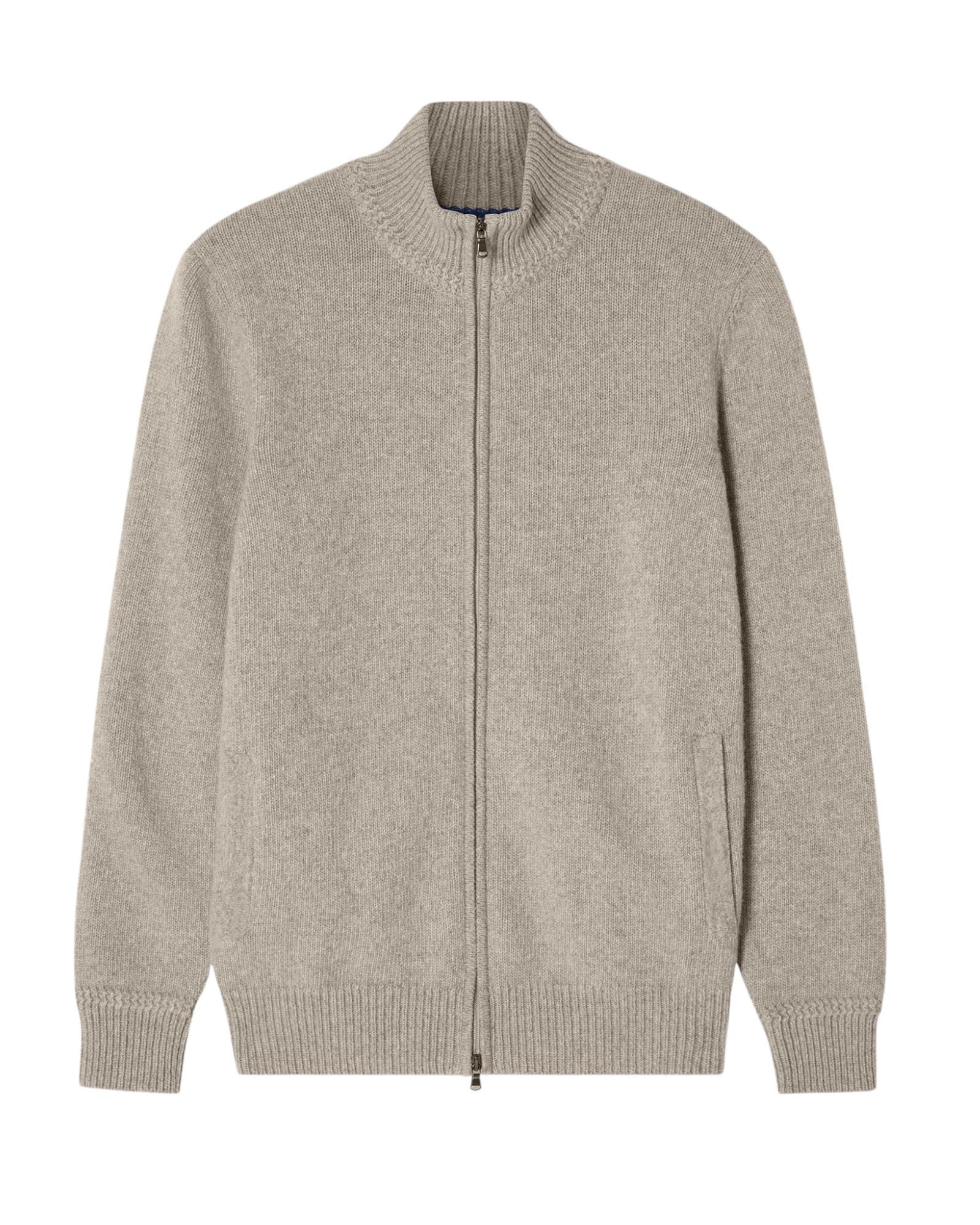 Graham Cashmere Blend Full Zip Sweater - image 3