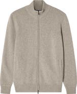 Robert Talbott Graham Cashmere Blend Full Zip Sweater