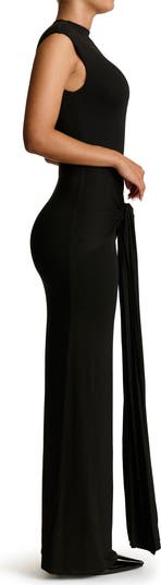 Smooth Tie Front Maxi Dress