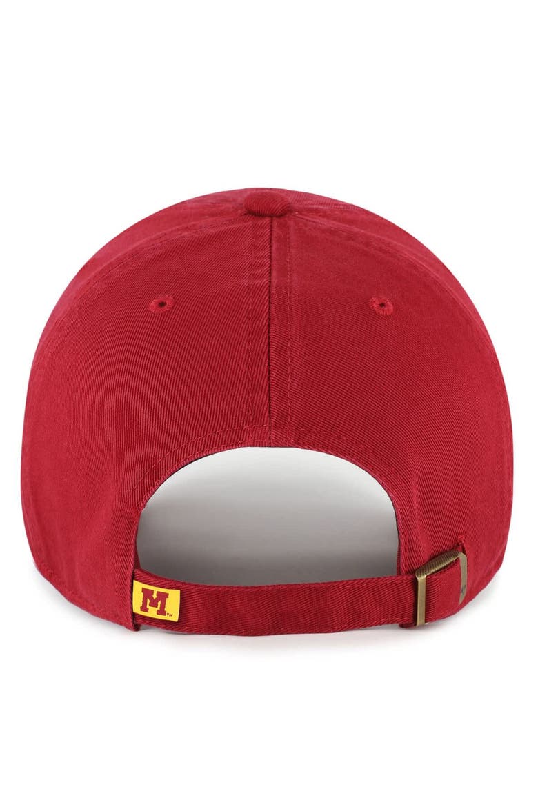 Men's '47 Maroon Minnesota Golden Gophers Vault Clean Up Adjustable Hat, Alternate, color, Maroon