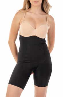 Extra High Waist Long Boy Leg Shaper With Targeted Double Front Panel
