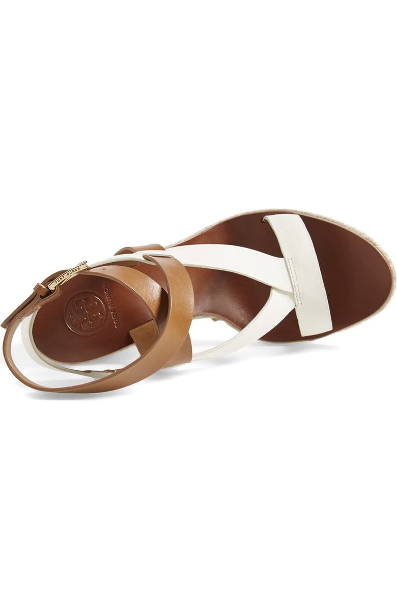 Tory Burch 'Marbella' Ankle Strap Leather Sandal, Alternate, color,