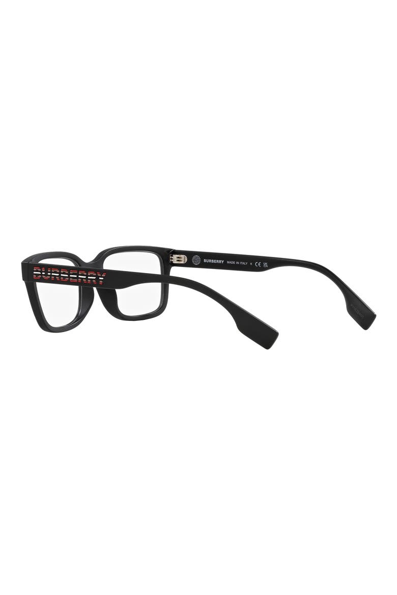 Charlie 55mm Square Optical Glasses, Alternate, color, MATTE BLACK