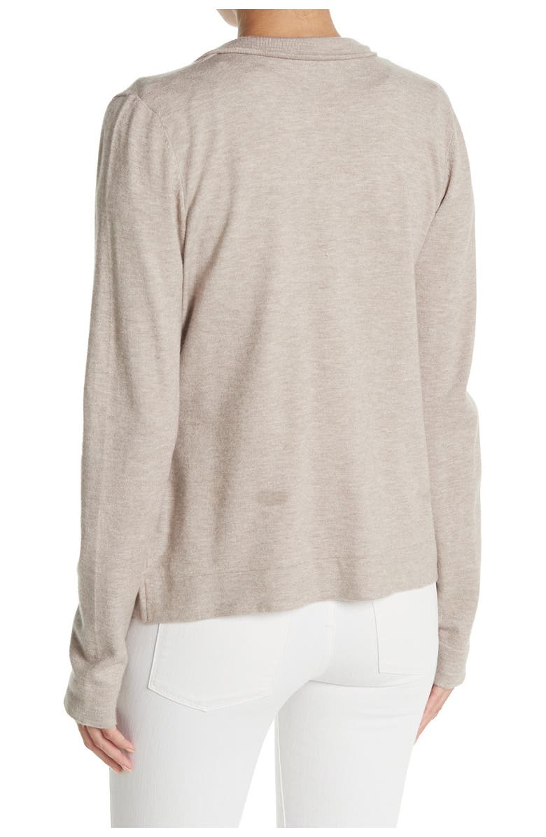 CYRUS Notch Collar Sweater Blazer, Alternate, color, 