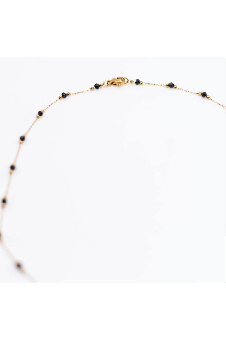 Nocturnal Bead Necklace, Alternate, color, Gold