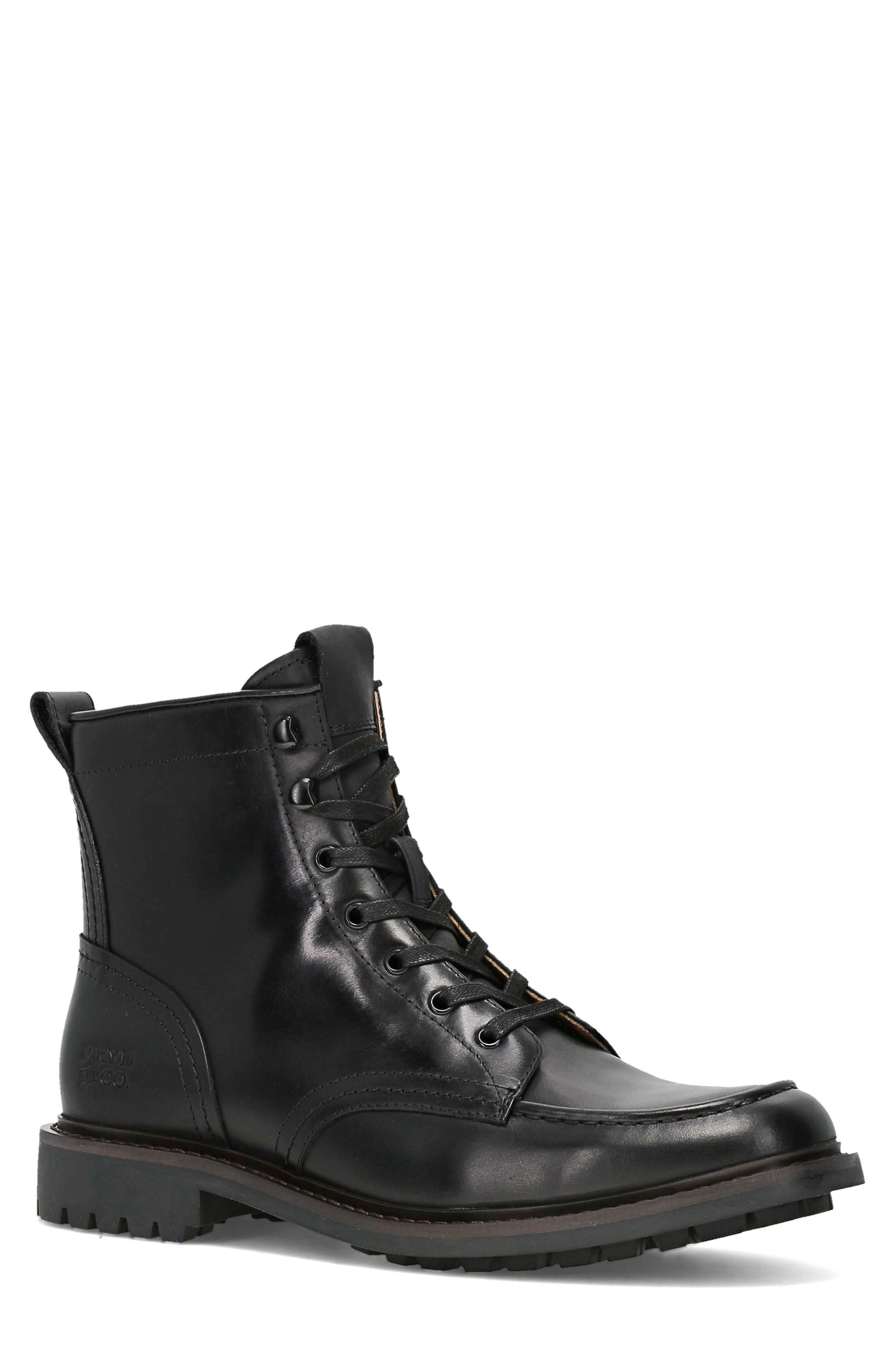 Dunn Moc Toe Leather Boot