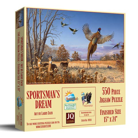Sportsman's Dream 550 piece Jigsaw Puzzle for Adults