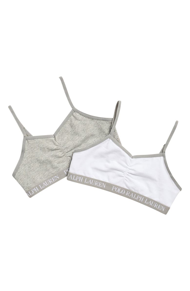 Ralph Lauren Kids' Assorted 2-Pack Bralettes, Main, color, 