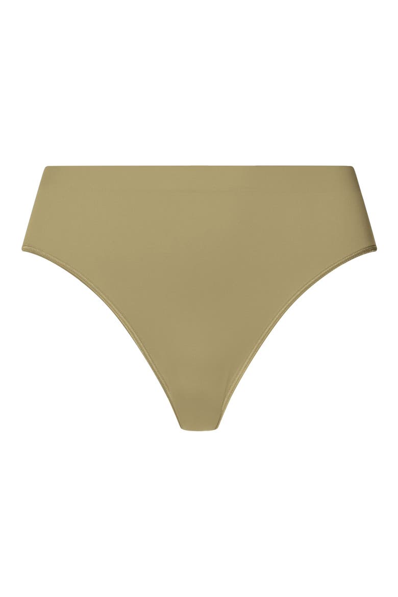 Touch Feeling High Cut Briefs, Alternate, color, COVERT GREEN