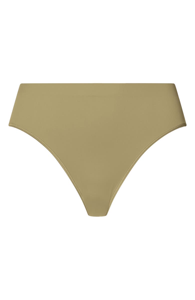 Hanro Touch Feeling High Cut Briefs, Alternate, color, Covert Green