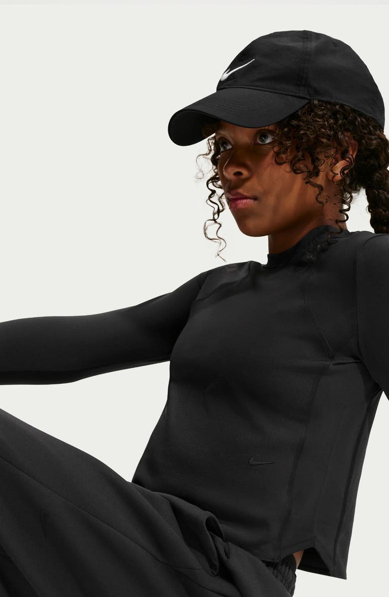 Nike Kids' Mavn Dri-FIT Long Sleeve Top, Alternate, color, Black/Black/Black