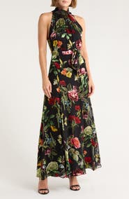 Alice + Olivia Dita Smocked Maxi Dress