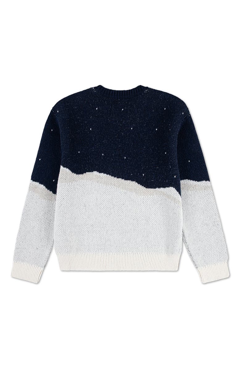 abercrombie kids Kids' Moose Sweater, Alternate, color, Navy Blazer