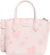 Kate Spade New York suite spring pansies print satchel