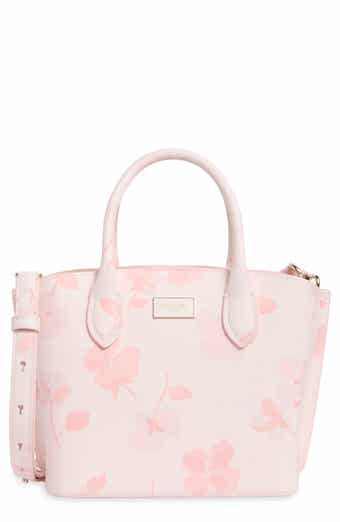 suite spring pansies print satchel