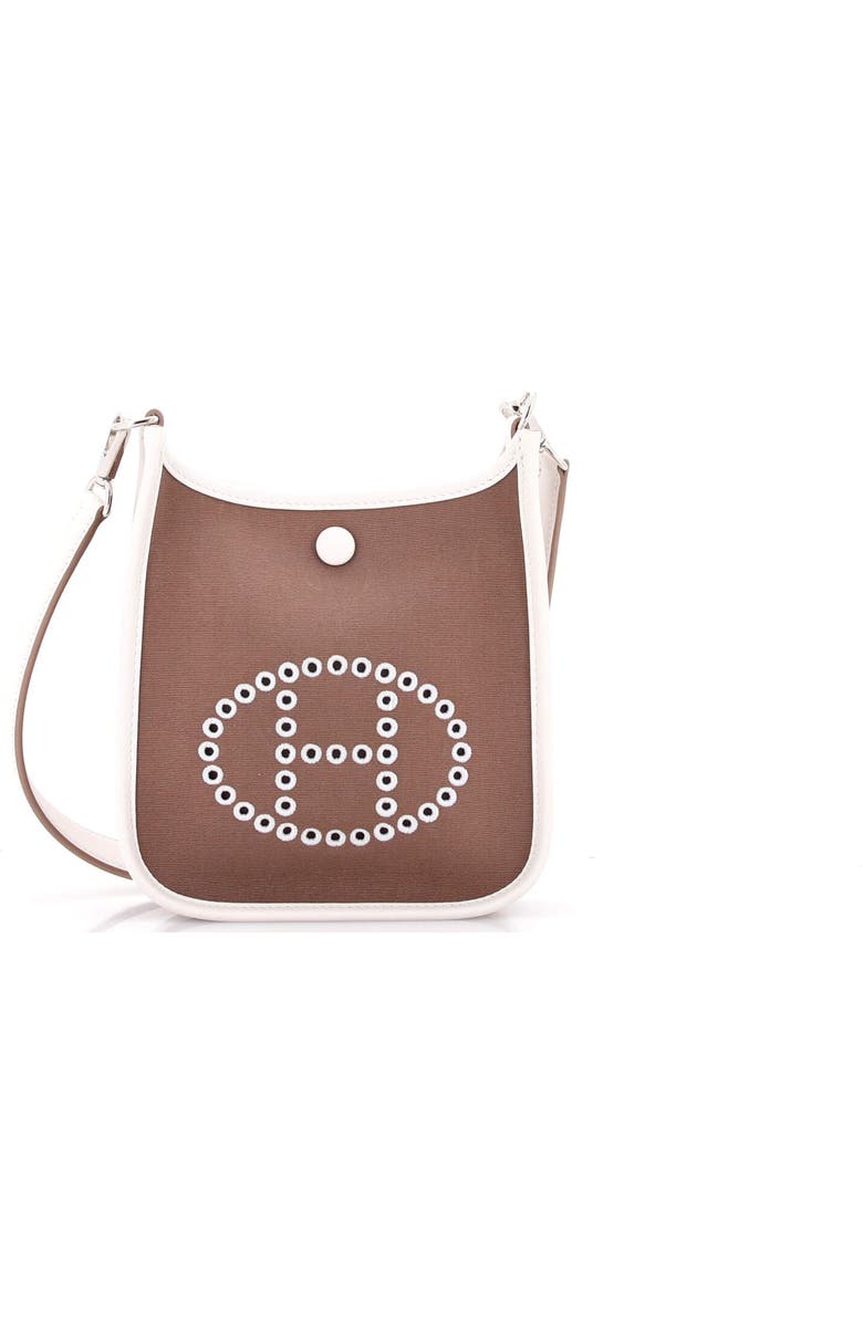 Pre-Owned Hermes Neo Evelyne Bag Toile and Leather TPM, Main, color, Etoupe