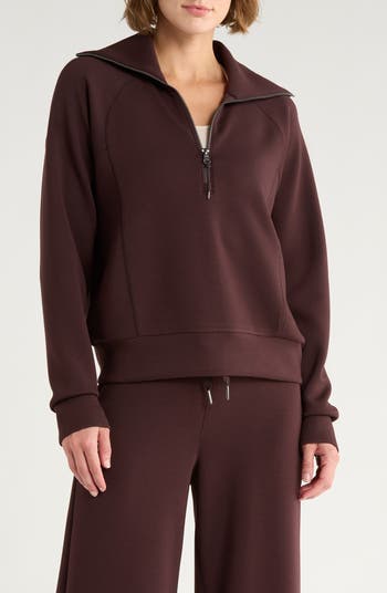 SPANX® AirEssentials Half Zip Sweatshirt | Nordstrom