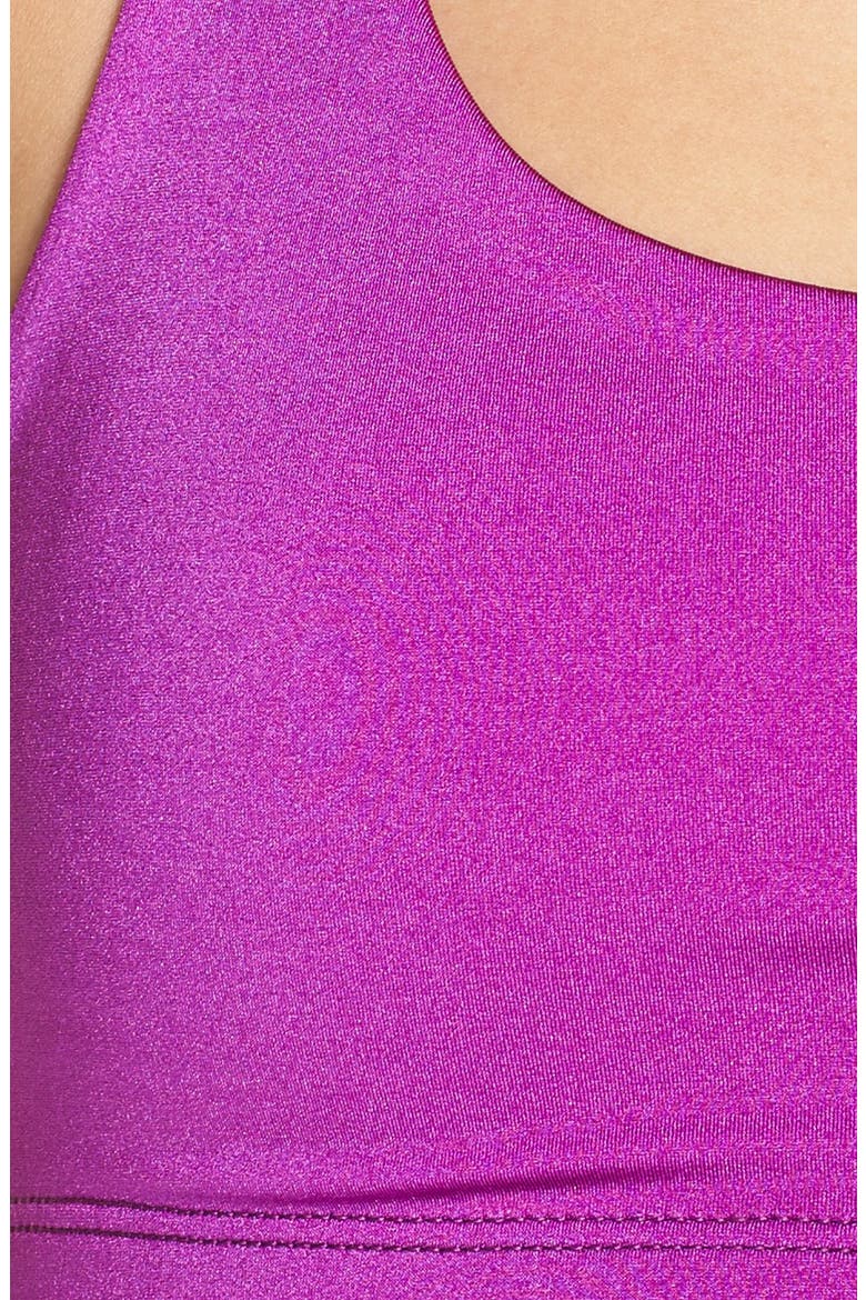'Chic' Strappy Back Sports Bra, Alternate, color, MAGENTA