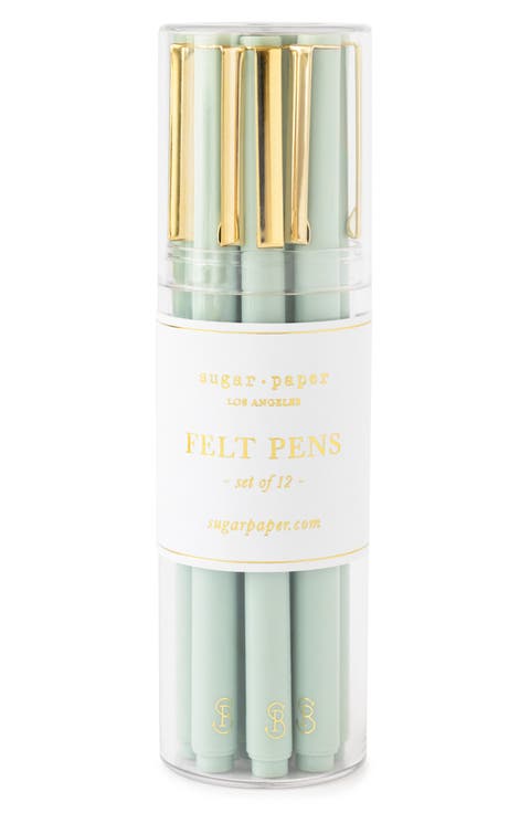 Set of 12 Felt Pens
