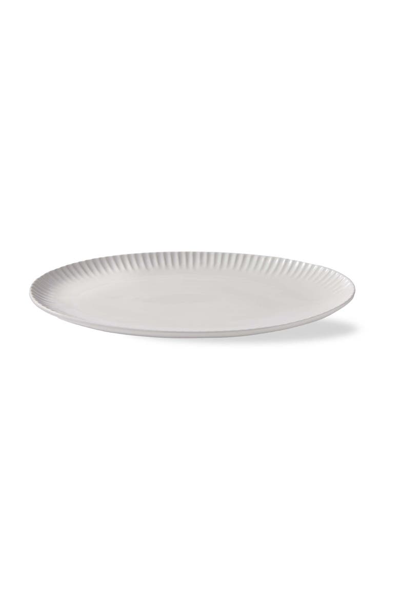 Vista Oval Large Grey Serving Platter Dishwasher Safe Serveware, Main, color, Grey