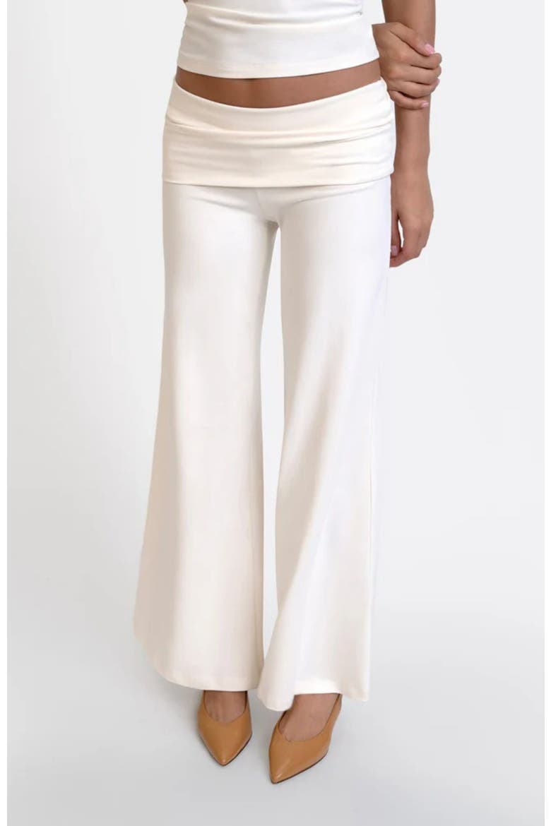 Wide Leg Pant, Alternate, color, Cream