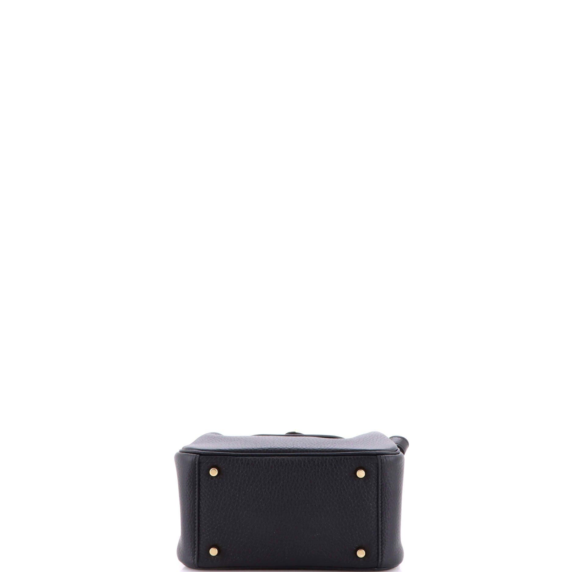 Lindy Bag Clemence Mini, Alternate, color, Noir