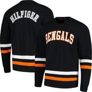 Tommy Hilfiger Men's Tommy Hilfiger Black/Orange Cincinnati Bengals Nolan Long Sleeve T-Shirt