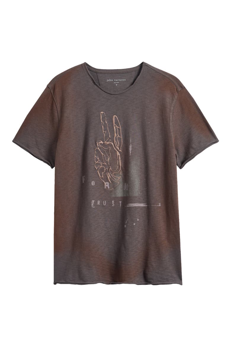 Raw Edge Graphic T-Shirt, Alternate, color, DEEP CHARCOAL