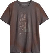 John Varvatos Raw Edge Graphic T-Shirt