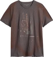 John Varvatos Raw Edge Graphic T-Shirt