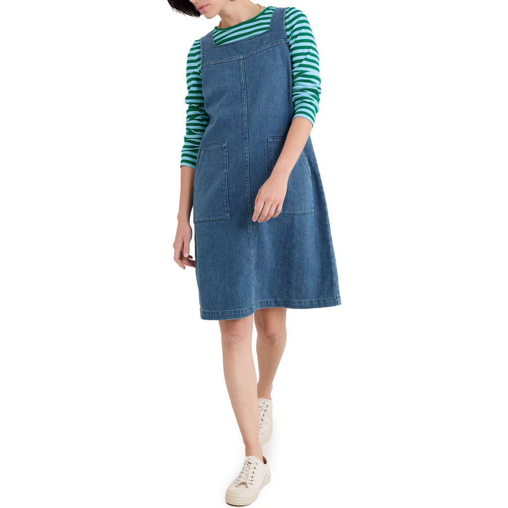 SEASALT CORNWALL SEASALT CORNWALL CALICAN PINAFORE DENIM DRESS