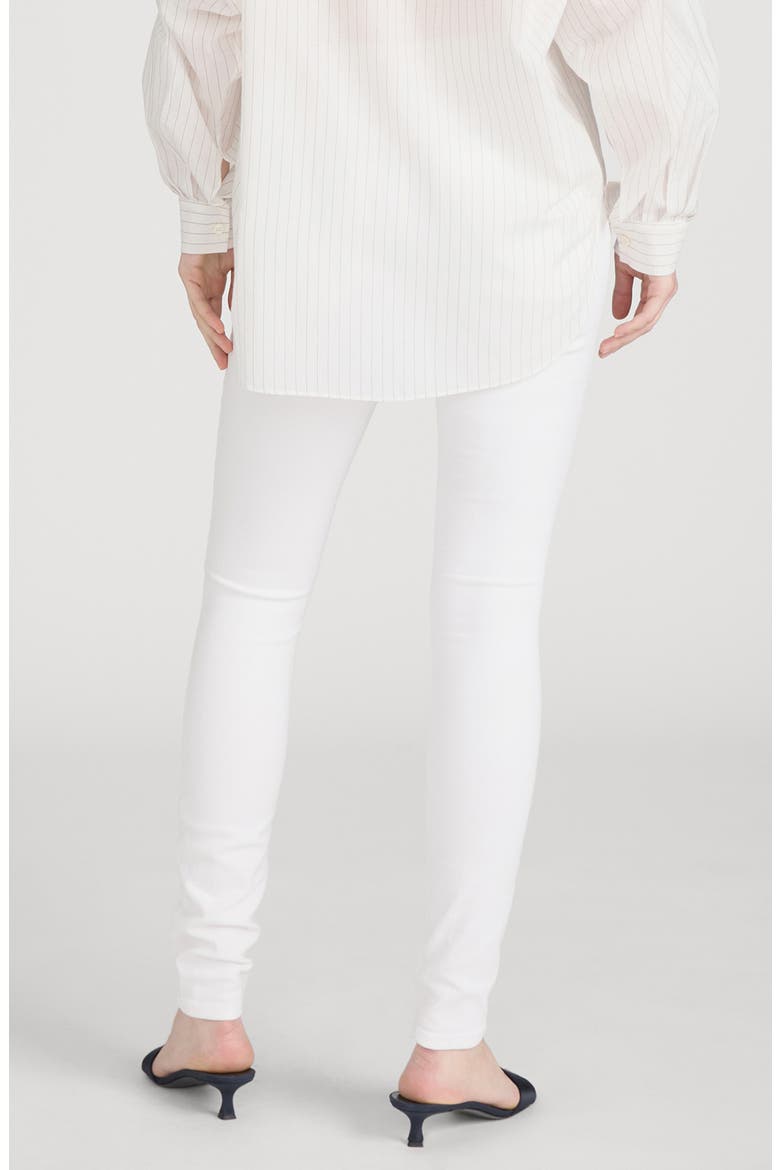 Le High Skinny Jeans, Alternate, color, WHITE