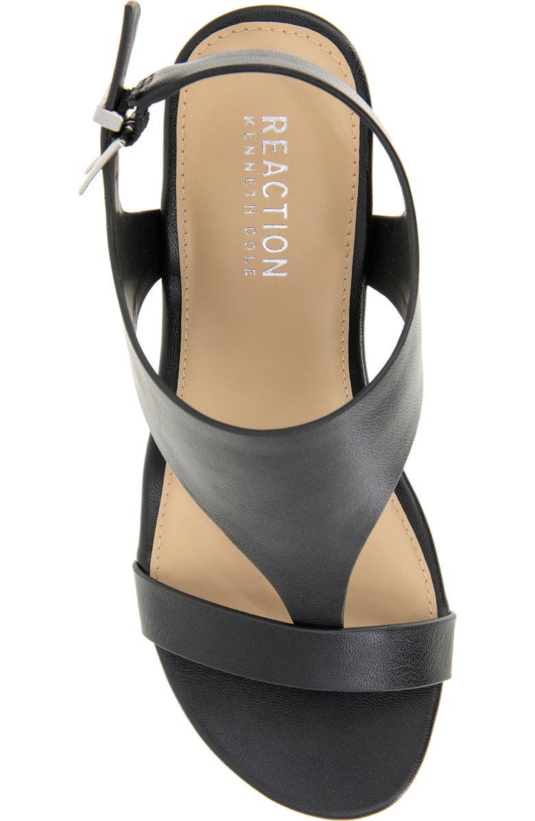 Reaction Kenneth Cole Greatly Platform Wedge Sandal, Alternate, color, Black